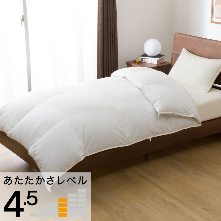 楽天市場】グレーダックダウン50％使用 羽毛掛け布団 (S-1 K2313 S  