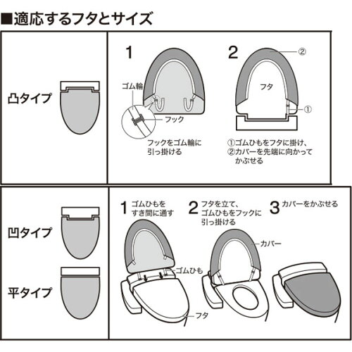 洗浄・暖房便座用フタカバー(エジル)ニトリ【玄関先迄納品】