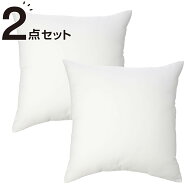 【期間限定価格：9/28まで】 クッション 本体　2点セット(フンワリツツミコム2 45x45)【玄関先迄納品】　…