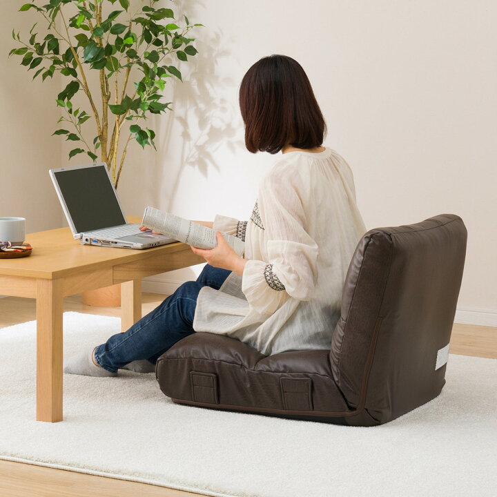 楽天市場 幅55cm つながるポケットコイル座椅子 ロダ Hp Br 座椅子 ポケットコイル リクライニング ローソファ ニトリ 玄関先迄納品 1年保証 ニトリ