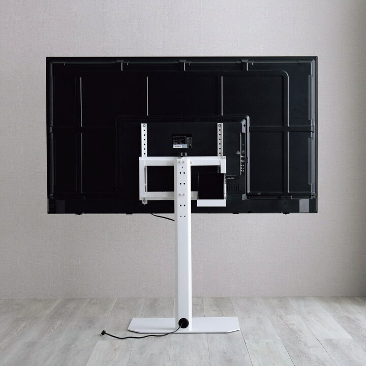 楽天市場】壁寄せテレビスタンド (HTR01 WH) 【玄関先迄納品】 ニトリ 