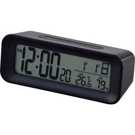 電波デジタル時計 ファシル (BK) ニトリ 【玄関先迄納品】