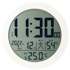 電波デジタル掛け置き兼用時計 (ホワイト 001RN) ニトリ 【玄関先迄納品】