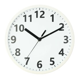 ステップ秒針 掛け時計 クレア23ST-WH (ホワイト) ニトリ 【玄関先迄納品】