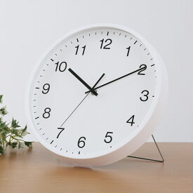 静音秒針 掛け置き兼用時計(SW 直径31cm ホワイト 001TG) ニトリ 【玄関先迄納品】