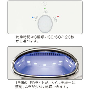 楽天市場 ハンド フット ジェルネイル乾燥機 ホワイト ニトリ 玄関先迄納品 1年保証 合計金額円以上送料無料対象商品 ニトリ