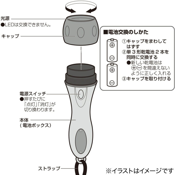 楽天市場 Led防雨懐中電灯 Tf55 S ニトリ 玄関先迄納品 1年保証 合計金額円以上送料無料対象商品 ニトリ