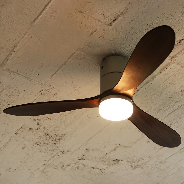 楽天市場】Modern Collection LED シーリングファン REAL wood blades  