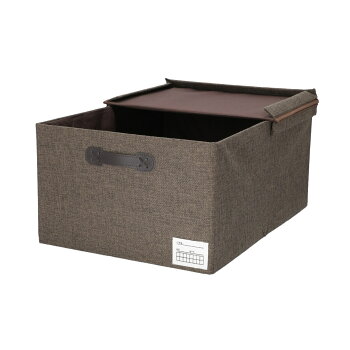 楽天市場 幅53cm ふた付き収納ボックス ファブ幅53cm ダークブラウン ニトリ 玄関先迄納品 1年保証 合計金額円以上送料無料対象商品 ニトリ