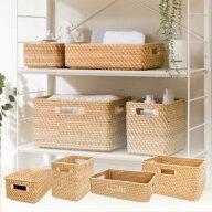 ラタンバスケット ナチュラル ニトリ 【玄関先迄納品】