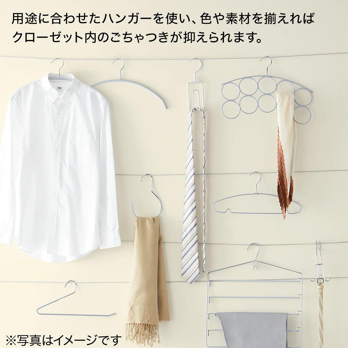 ニトリ NITORI すべりにくいハンガー 30本セット ホワイト 木製 - 衣類