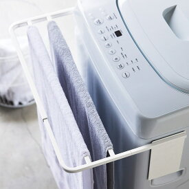 [幅68cm] マグネット伸縮洗濯機バスタオルハンガー (9475 ホワイト) ニトリ 【玄関先迄納品】