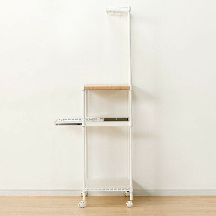 楽天市場】[幅59.2cm] レンジ台 (KC6040-4 WH) 【玄関先迄納品 