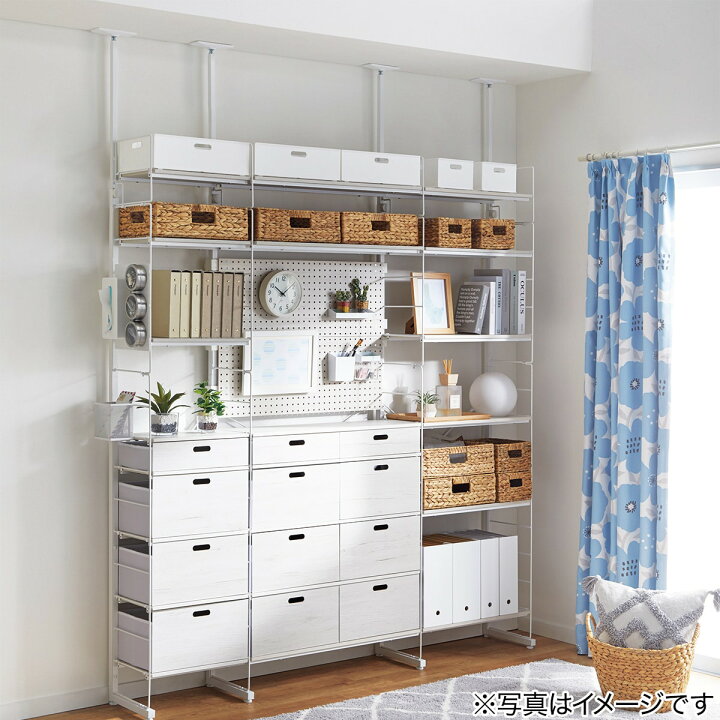 楽天市場】突っ張り壁面収納Nポルダ(幅60cm)【玄関先迄納品】 : ニトリ