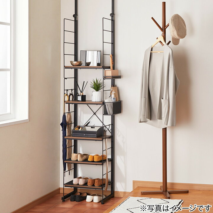 楽天市場】突っ張り壁面収納Nポルダ(幅40cm)【玄関先迄納品】 : ニトリ