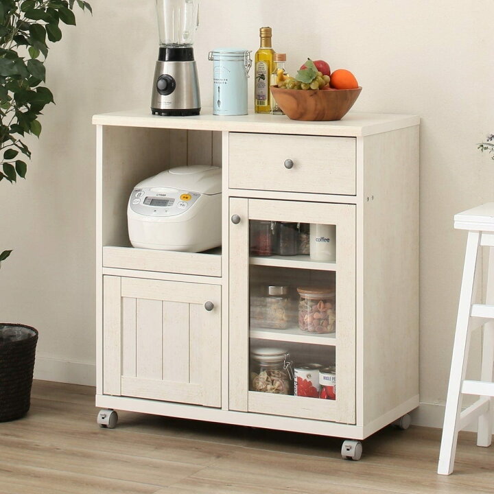 楽天市場】[幅74cm] カウンターワゴン (リズバレーSLM8075S) ニトリ 