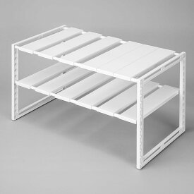 シンク下 伸縮ラック (イータ 奥行30cm・40cm ホワイト) ニトリ 【玄関先迄納品】