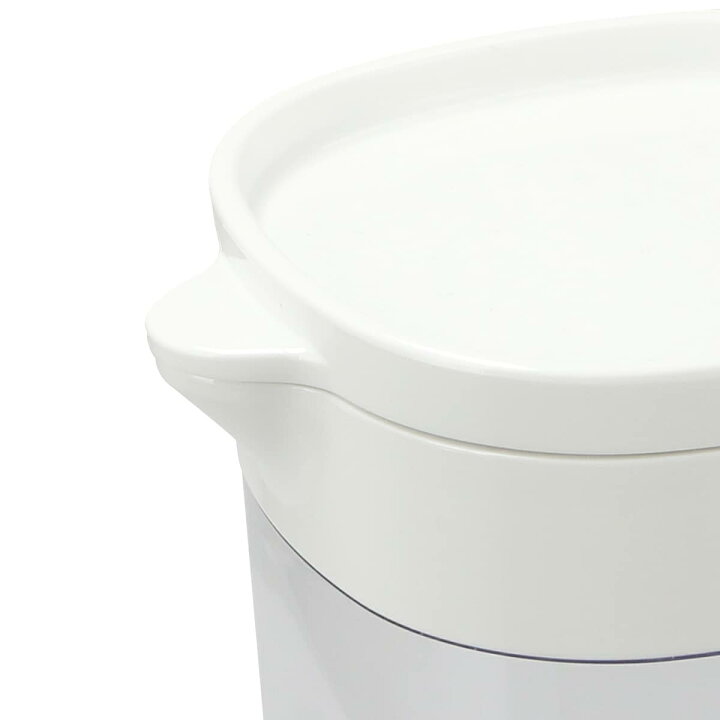 最大83%OFFクーポン ワンプッシュ簡単操作 横置きもできる冷水筒 2.1L ホワイト ニトリ 〔合計金額11000円以上送料無料対象商品〕 