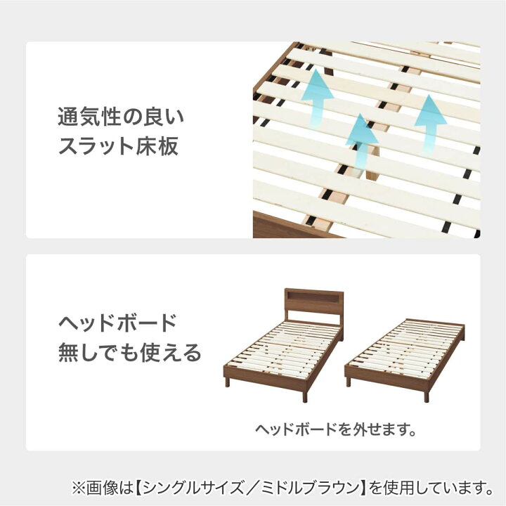 楽天市場】すのこベッドフレームマットレスセット(ヘンリック KD/N 
