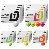 HONMA GOLF 本間ゴルフ ホンマ D1 ゴルフボール 3ダースセット 36球 2024年新製品 2ピース ツーピース デ…
