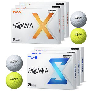 �z���} HONMA GOLF �{�ԃS���t TW-X�^TW-S �S���t�{�[�� BTQ2402�^BTQ2403 2024�N�V���i 3�_�[�X�Z�b�g 36�� HONMA GOLF �X�s���n �E���^���J�o�[ 3�s�[�X �X���[�s�[�X