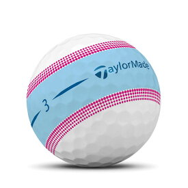 テーラーメイド ゴルフボール ツアーレスポンス ストライプ 1ダース 12球入 2023モデル TaylorMade 3ピース ウレタンカバー アマチュア向け ライン入り