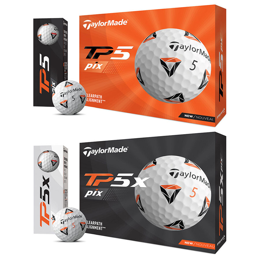 テーラーメイド ゴルフボール TP5 Pix／TP5x Pix 2021年モデル 1ダース 12球入り 5ピース | ニトロゴルフ楽天市場店