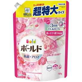 ボールドジェル 華やか プレミアムブロッサムの香り つめかえ用 超特大サイズ 780g P&G 衣料用洗剤 衣料用洗剤 P&G 衣類用洗濯洗剤 洗剤 ボールドジェル 超特大サイズ まとめ買い 買い置き 洗濯洗剤 日用雑貨 消耗品 日用品 送料無料