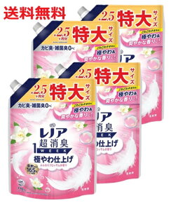 【単品4個】P&G レノア超消臭 1WEEK 極やわ仕上げ ふんわり ブロッサムの香り つめかえ用 特大サイズ 770ml 4個 衣料用洗濯柔軟剤 柔軟剤 衣類用柔軟剤 詰替え用 大容量 まとめ買い 買い置き 日