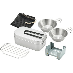 キャッチフィールド アウトドア 5点セット CF-102 キャンプ用品 アウトドア BBQ バーベキュー 調理用品 キャンプ コンロ トレー アルミ 軽い 丈夫 セット用品