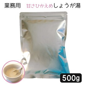 【価格リニューアル】業務用 500g 甘さひかえめしょうが湯 粉末タイプ しょうが 生姜 ジンジャー 湯 しょうが湯 生姜湯 粉末 パウダー ニットーリレー