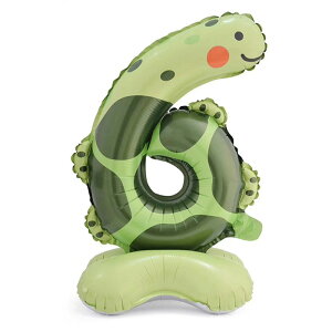 自立型 ナンバーバルーン アニマル 動物 数字 お誕生日 飾り スタンディングバルーン フォトプロップス パーティーグッズ どうぶつ 風船 ばら売り 単品 お祝い イベント