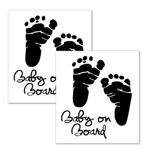 Ԃ񂪏Ă܂  F2Zbg XebJ[ Baby on board ԗp V[ xr[I{[h J[ANZT[ JbeBOXebJ[