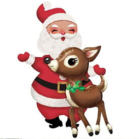 バルーンセット サンタクロース クリスマス飾り トナカイ 立体バルーン 装飾 パーティー イベント ビッグサイズ merry christmas