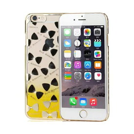 iPhone 6 Plus 背面ケース iPhone 6s Plusスマホケース リボン柄 背面カバー デコケース ハードケース キラキラ カワイイ アイフォン6sプラス グラデーション