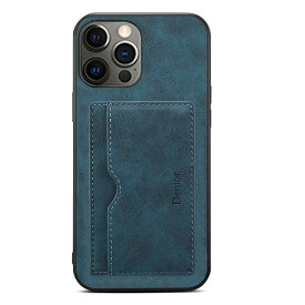 スマホケース iPhone12 Pro Max 背面型 カード収納 ストラップホール付き 薄型 軽量 ワイヤレス充電対応 耐衝撃 カードポケット スタンド機能 アイフォン12プロマックス