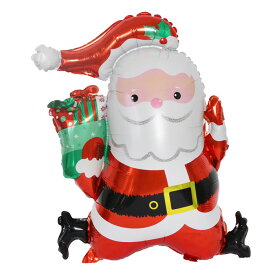 クリスマス サンタクロース バルーン 特大 飾り 単品 プレゼント アレンジ用 風船 アルミ製バルーン パーティーグッズ 装飾