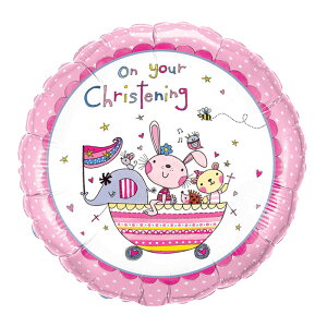 yzz18 C` o[ C`FG fUC On Your Christening  18C`46cm ǂԂ Aj} vgo[  sN Qualatex Suprafoil Balloon j Cxg 蕨 v