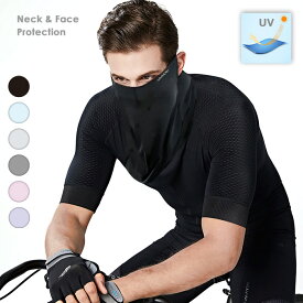 フェイスカバー UPF50+ ランニング用マスク メンズ スポーツ 日焼け防止 運動 紫外線対策 UV ネックガード フィッシング 自転車 サイクリング ウォーキング 日よけ アウトドア