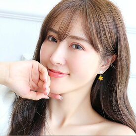 雛菊 フラワー レディース デイジー ピアス スタッド 小花 アクセサリー シンプル 揺れる 夏
