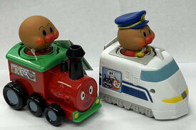 【在庫処分】【ジョイパレット】アンパンマン プッシュゼンマイ 2個セット SLマン＋ 新幹線【沖縄・離島配送不可】