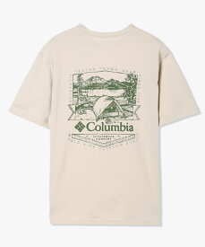 コロンビア Columbia tシャツ トップス 半袖 ロッカウェイリバー バック グラフィックショートスリーブティー XE4916 ベージュ アウトドア キャンプ コットンt