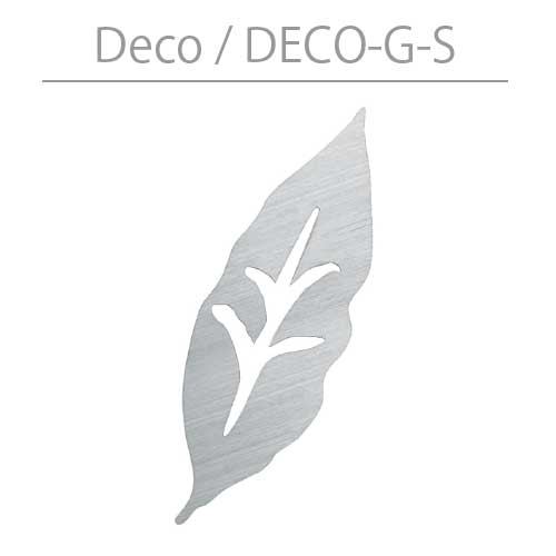 魅力の 送料無料 3周年記念イベントが 表札 丸三タカギ デコ：DECO-G-S リーフ ネームプレート N-568