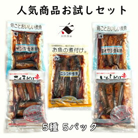 人気商品お試しセットおためし さんま サンマ 秋刀魚 にしん ニシン 鰊 いわし イワシ 鰯 生姜 ピリ辛 ぴり辛 田舎煮 煮魚 手作り風