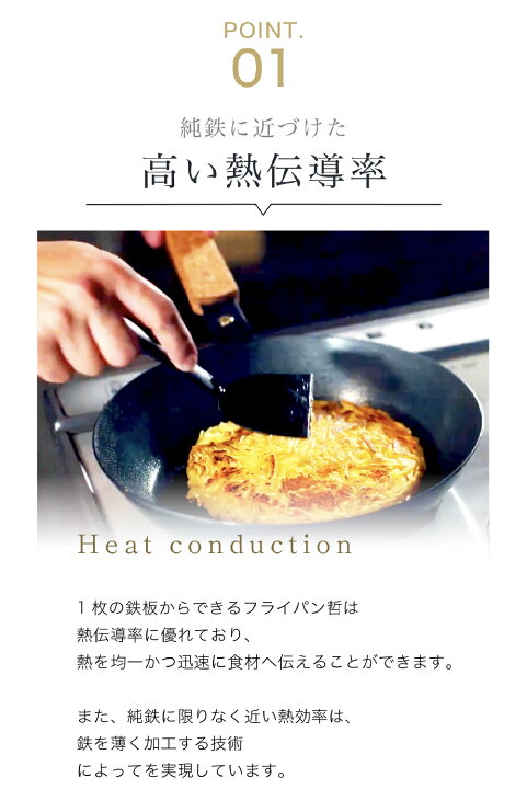 楽天市場】【ミシュランシェフ考案】鉄フライパン 日本製 卵焼き  