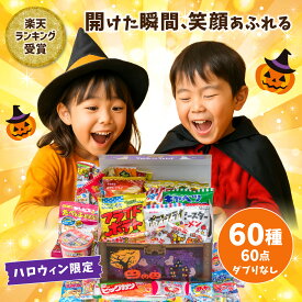 【ただいまポイント 3倍】【クリスマス宝箱｜ラッピング対応】駄菓子 詰め合わせ（お菓子 詰め合わせ／駄菓子セット）60種60点｜だぶりなし 個包装｜福袋 子供会 誕生日 プレゼント お祝い 送料無料