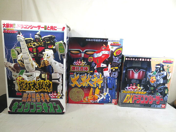 楽天市場】美品 バンダイ 恐竜戦隊ジュウレンジャー 大獣神 ドラゴン 
