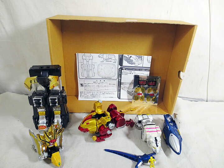 楽天市場】美品 バンダイ DX超合金 百獣戦隊ガオレンジャー 百獣合体 