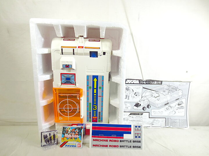 楽天市場】新品同様 バンダイ マシンロボ バトルベース MRC 完品 : 虹商店