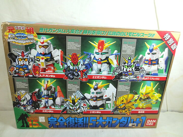 楽天市場】新品 バンダイ 元祖SDガンダム 完全復活！！ 5大ガンダム＋1 